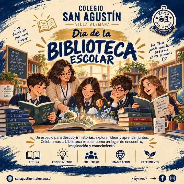 Colegio San Agustín conmemora el aniversario de las Bibliotecas Escolares CRA