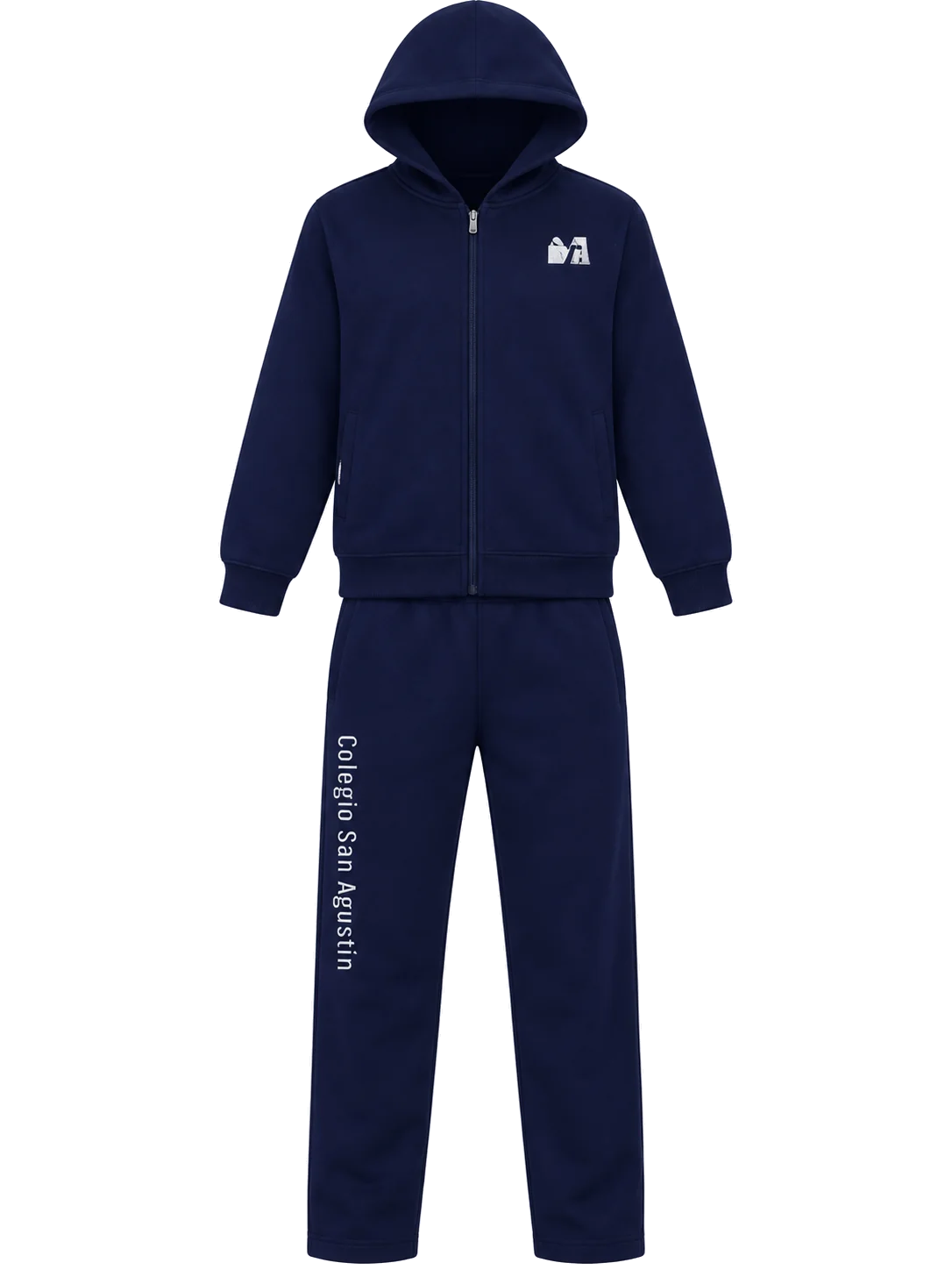 Polerón y pantalón de buzo azul marino